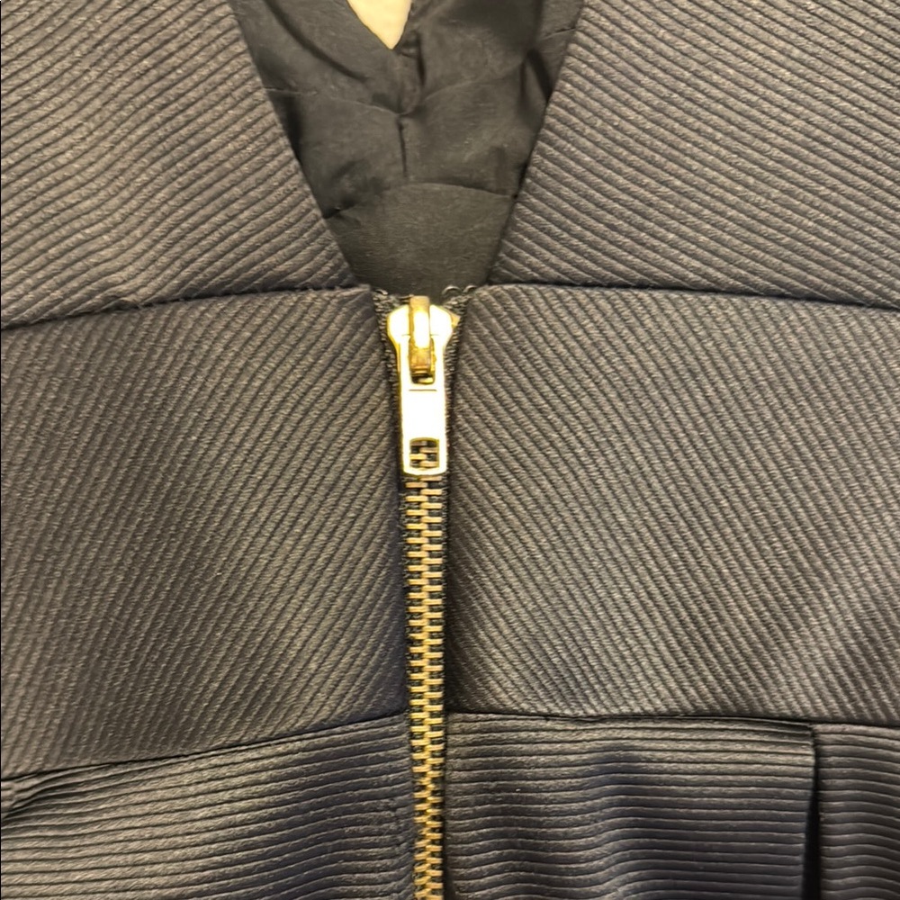 Night Way A-line gold Zipper Back Knot Mini Dress - Picture 10 of 16